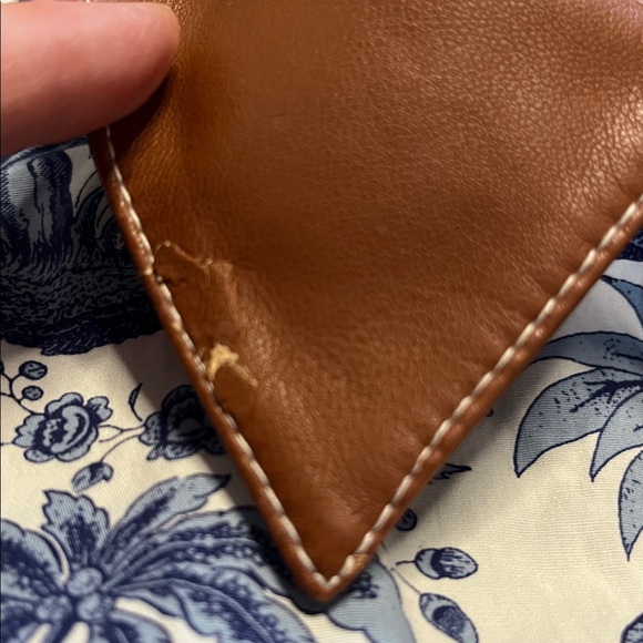 STAUD Women's Switch Vegan Leather-trimmed Toile-print Poplin Mini Shirt Size S - Picture 8 of 10